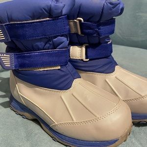 Kids Purple and Silver L. L. Bean Boots